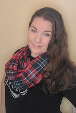 Load image into Gallery viewer, NB Tartan Infinity Scarf with Pocket
